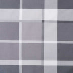 Cuscino per Pallet a Quadri Grigi 120x40x12 cm in Tessuto