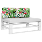 Cuscino per Pallet Multicolore 120x40x12 cm Tessuto