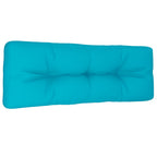 Cuscino per Pallet Turchese 120x40x12 cm Tessuto