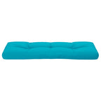 Cuscino per Pallet Turchese 120x40x12 cm Tessuto