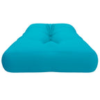 Cuscino per Pallet Turchese 120x40x12 cm Tessuto