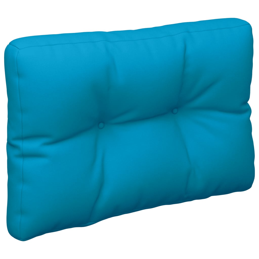 Cuscini per Pallet 2 pz Blu in Tessuto