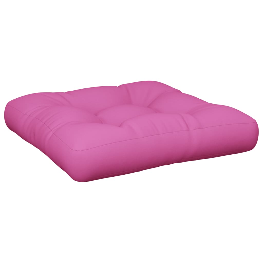 Cuscini per Pallet 2 pz Rosa in Tessuto