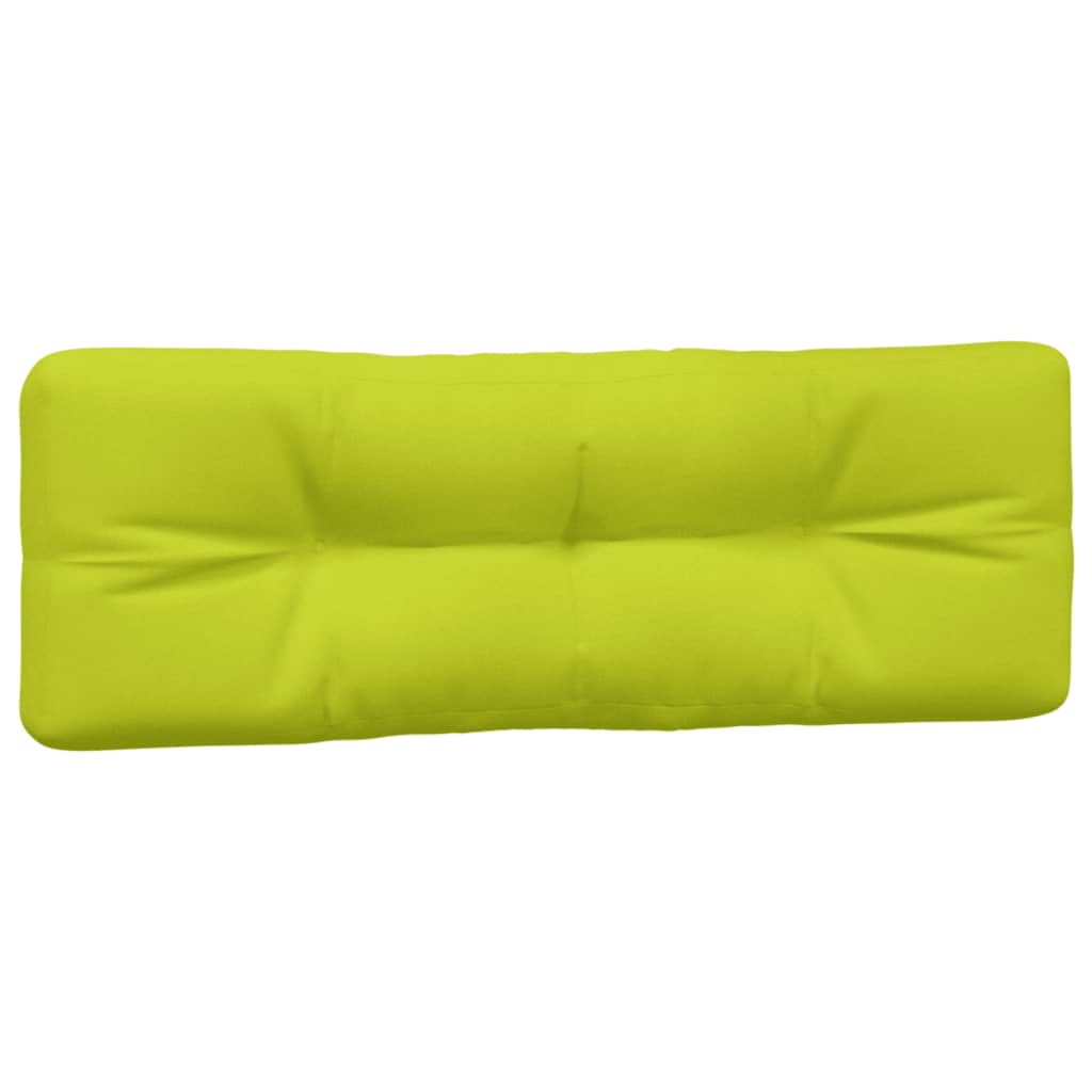 Cuscini per Divani in Pallet 2 pz Verde Intenso in Tessuto