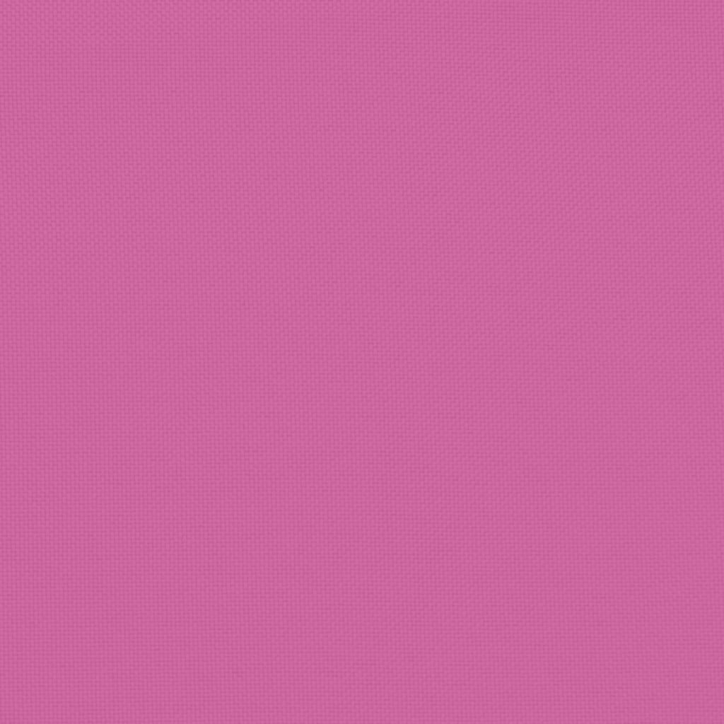 Cuscini per Pallet 2 pz Rosa in Tessuto