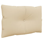 Cuscini per Pallet 3 pz Beige in Tessuto
