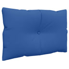Cuscini per Pallet 3 pz Blu Reale in Tessuto