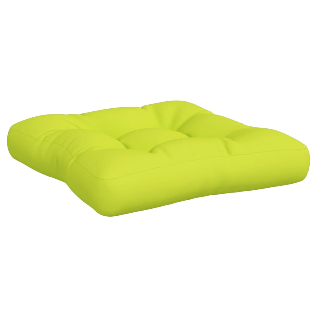 Cuscini per Pallet 3 pz Verde Intenso in Tessuto