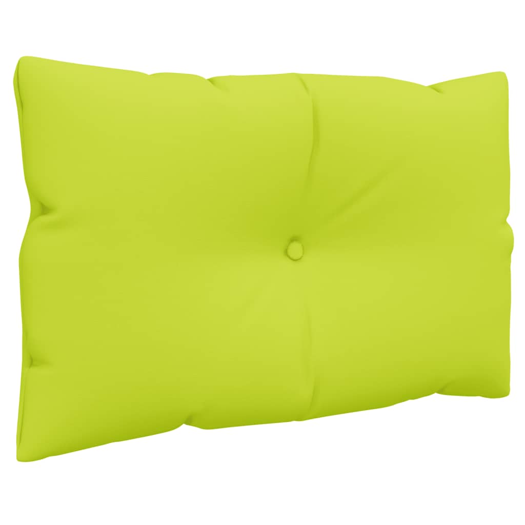 Cuscini per Pallet 3 pz Verde Intenso in Tessuto