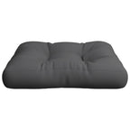 Cuscino per Pallet Antracite 60x61,5x10 cm in Tessuto