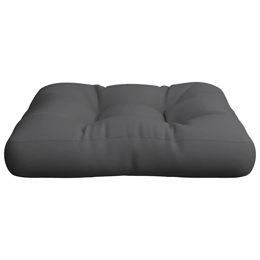 Cuscino per Pallet Antracite 60x61,5x10 cm in Tessuto
