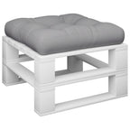 Cuscino per Pallet Grigio in Tessuto