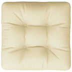 Cuscino per Pallet Crema 60x61,5x10 cm in Tessuto