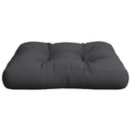 Cuscino per Pallet Nero 60x61,5x10 cm in Tessuto