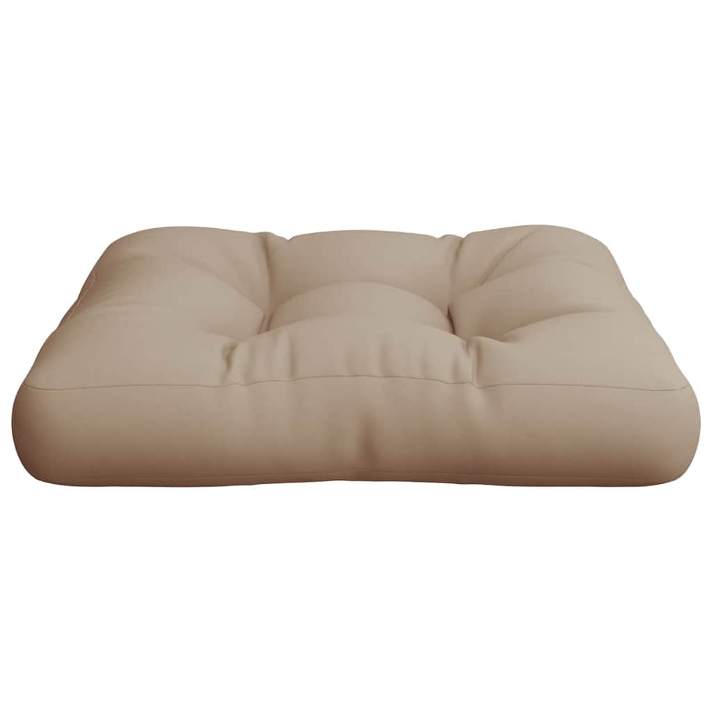 Cuscino per Pallet Tortora 60x61,5x10 cm in Tessuto