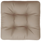 Cuscino per Pallet Tortora 60x61,5x10 cm in Tessuto