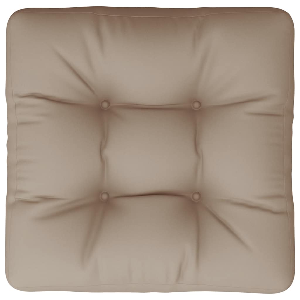 Cuscino per Pallet Tortora 60x61,5x10 cm in Tessuto