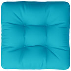 Cuscino per Pallet Turchese 60x61,5x10 cm in Tessuto Oxford