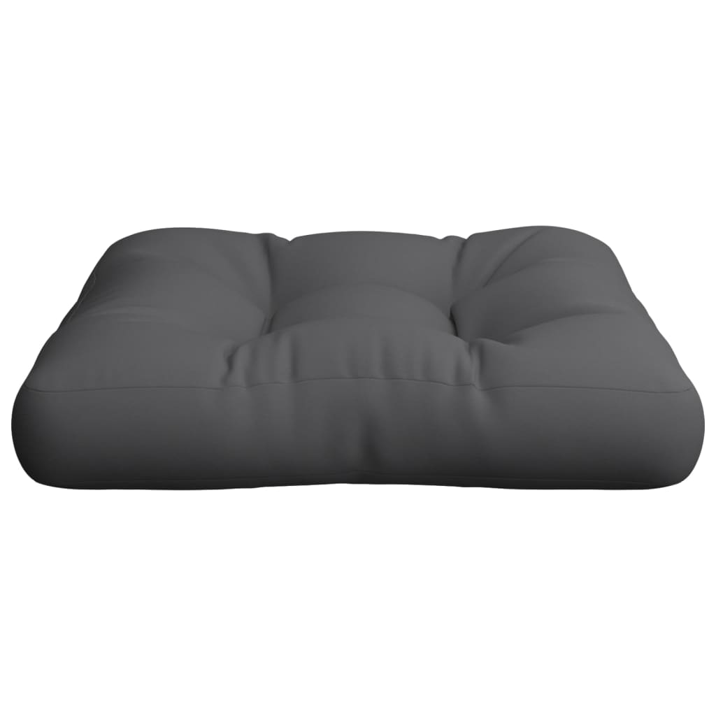 Cuscino per Pallet Antracite 58x58x10 cm in Tessuto