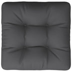 Cuscino per Pallet Antracite 58x58x10 cm in Tessuto