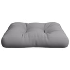 Cuscino per Pallet Grigio 58x58x10 cm in Tessuto