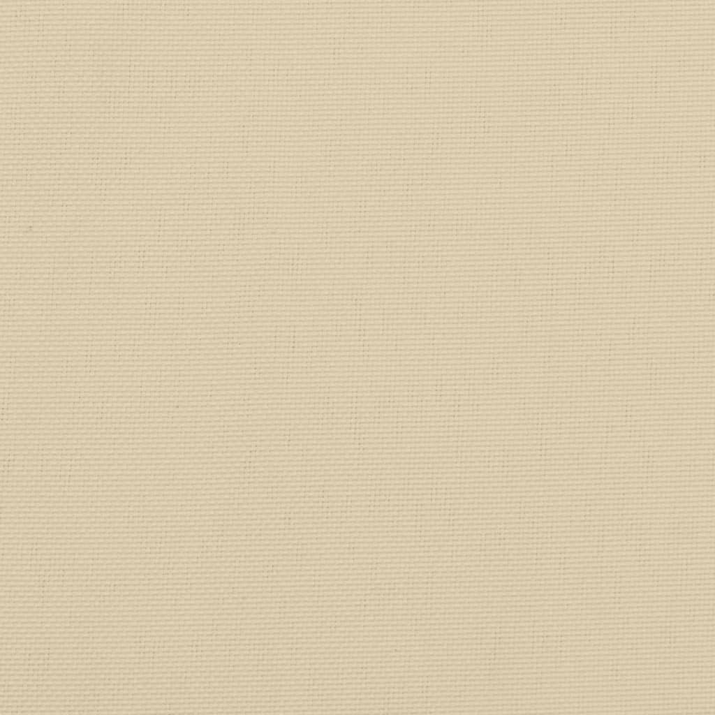 Cuscino per Pallet Beige 58x58x10 cm in Tessuto