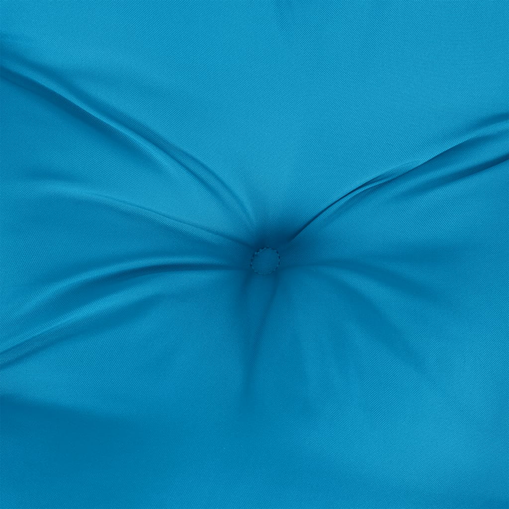Cuscino per Pallet Azzurro 58x58x10 cm in Tessuto