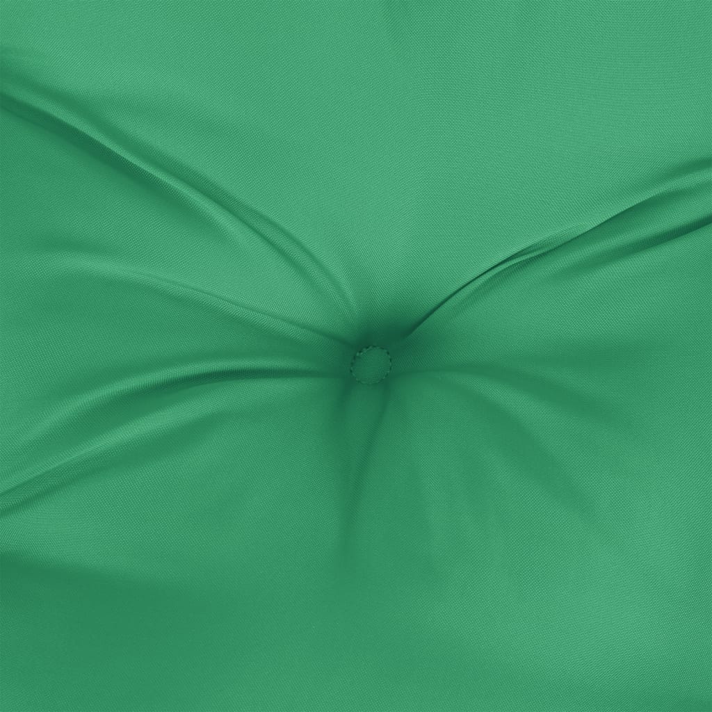 Cuscino per Pallet Verde 58x58x10 cm in Tessuto