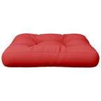 Cuscino per Pallet Rosso 58x58x10 cm in Tessuto