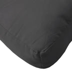 Cuscino per Pallet Nero 58x58x10 cm in Tessuto