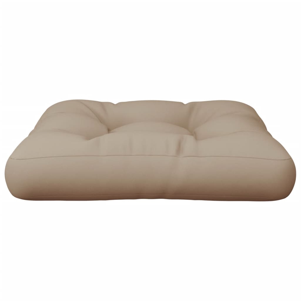 Cuscino per Pallet Tortora 58x58x10 cm in Tessuto