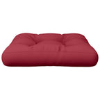 Cuscino per Pallet Rosso Vino 58x58x10 cm in Tessuto
