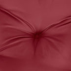 Cuscino per Pallet Rosso Vino 58x58x10 cm in Tessuto