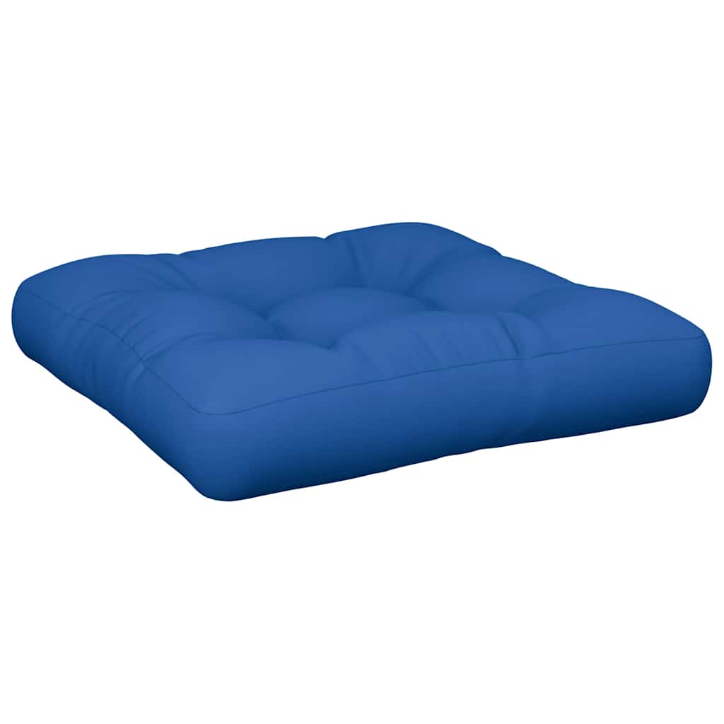 Cuscino per Pallet Blu 58x58x10 cm in Tessuto