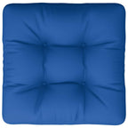 Cuscino per Pallet Blu 58x58x10 cm in Tessuto