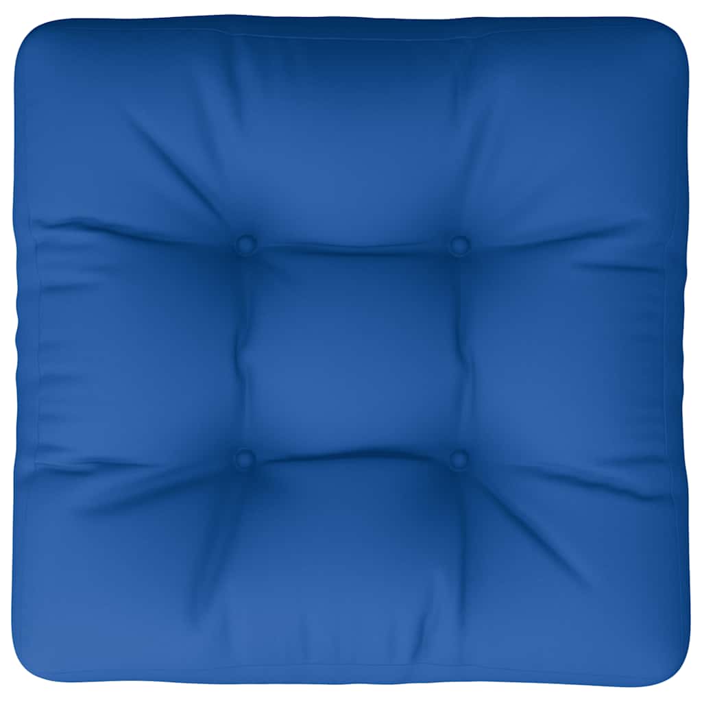 Cuscino per Pallet Blu 58x58x10 cm in Tessuto