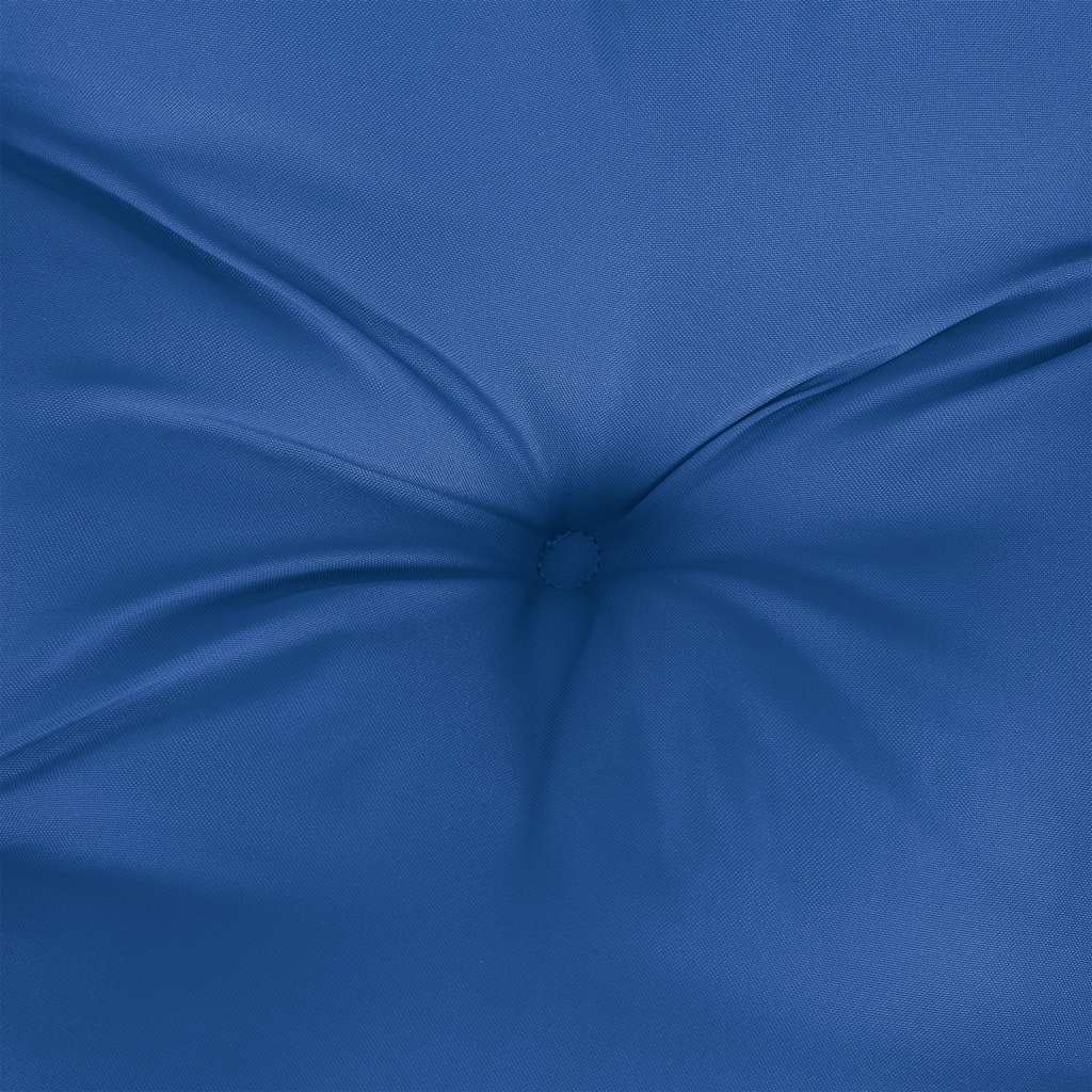 Cuscino per Pallet Blu 58x58x10 cm in Tessuto