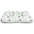 Cuscino per Pallet Motivo a Foglie 58x58x10cm in Tessuto Oxford