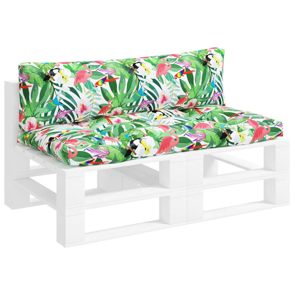 Cuscini per Pallet 2 pz Multicolore in Tessuto Oxford