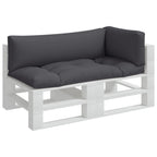 Cuscini per Pallet 3 pz Antracite in Tessuto