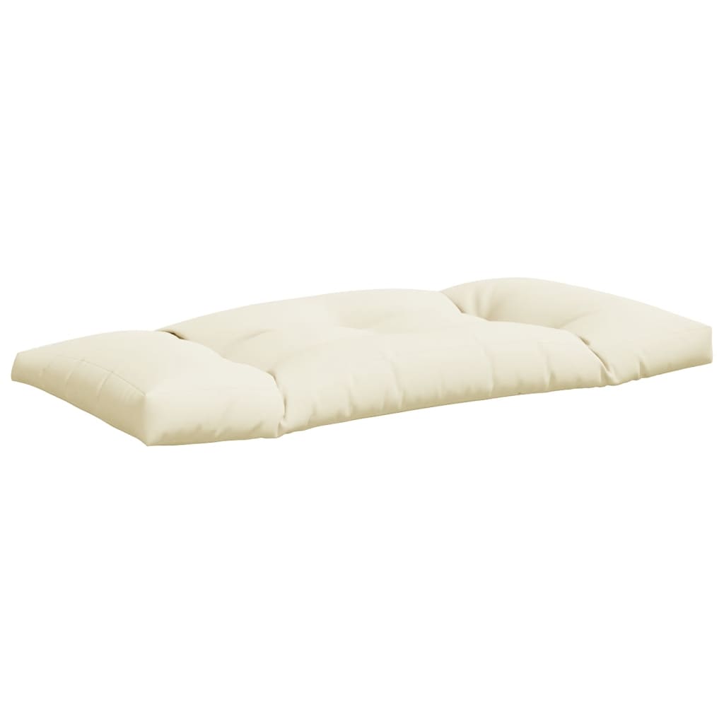 Cuscini per Pallet 3 pz Crema in Tessuto