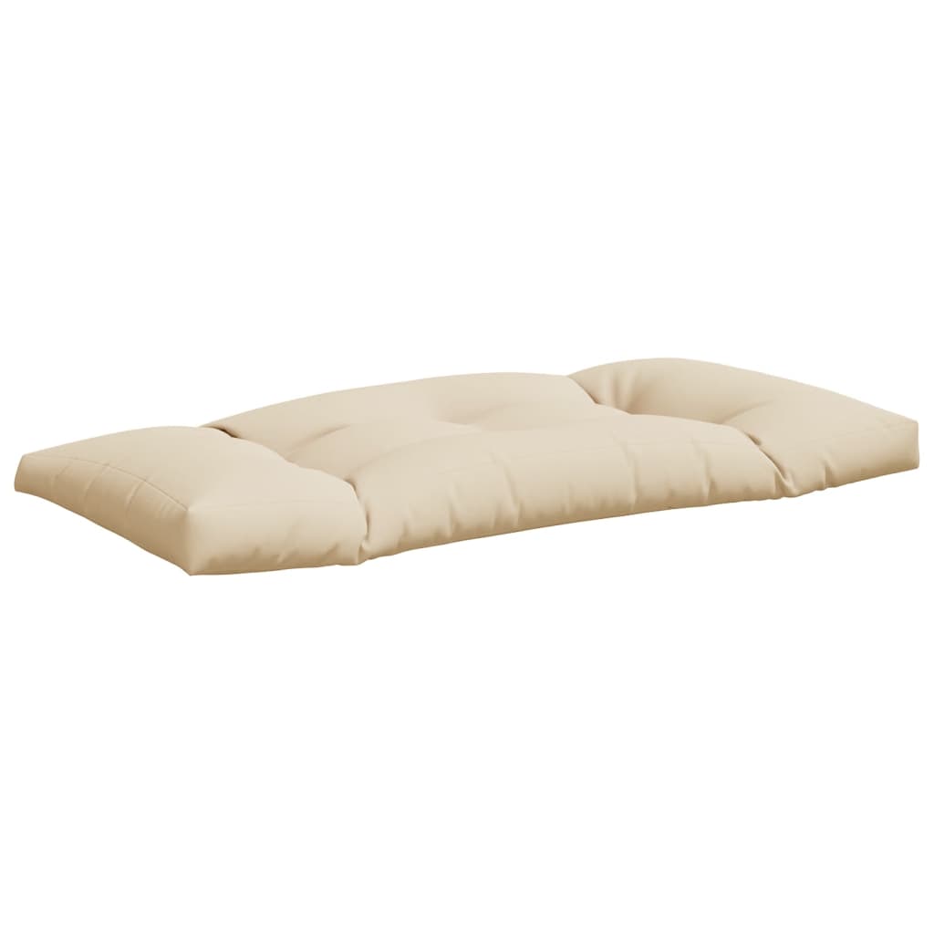 Cuscini per Pallet 3 pz Beige in Tessuto