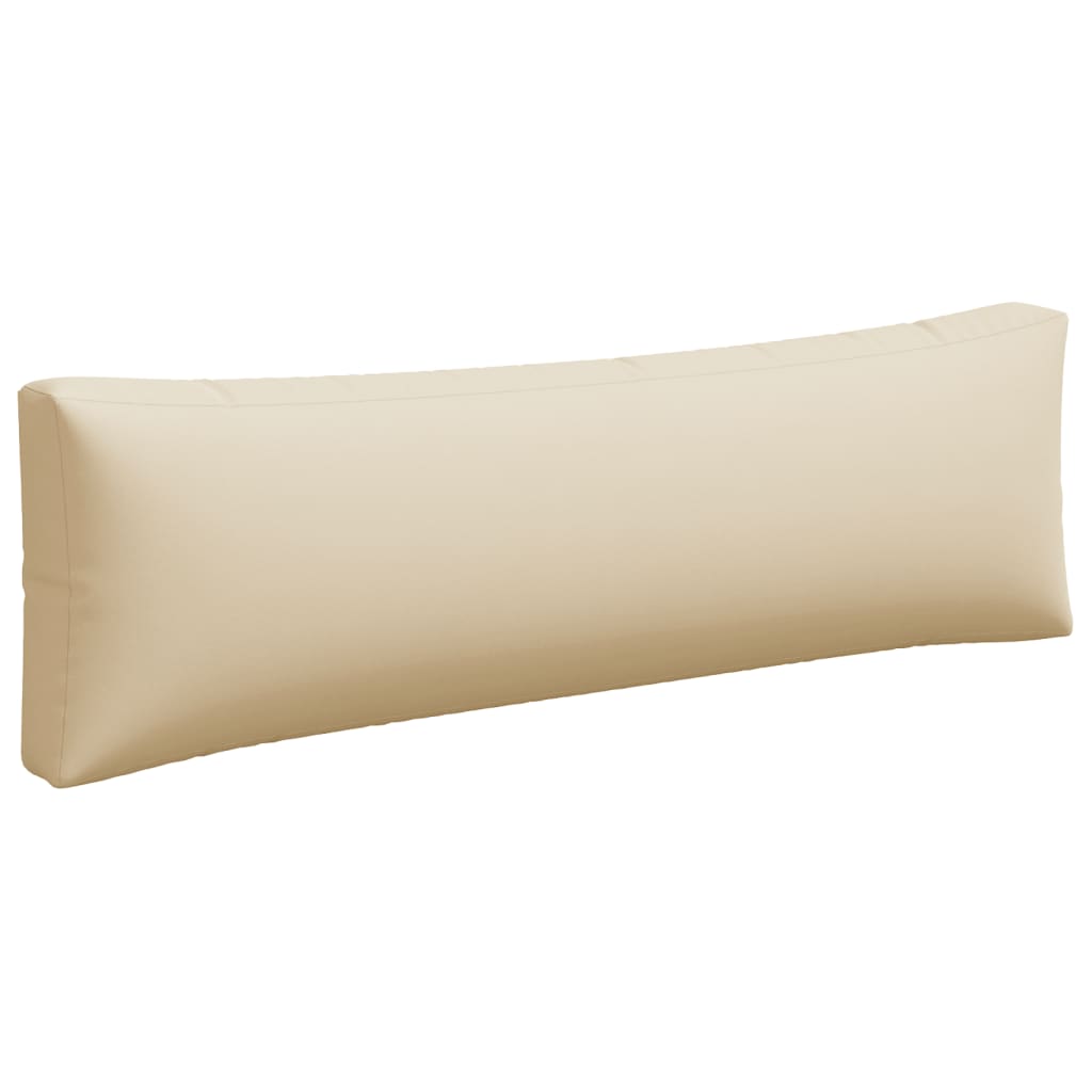 Cuscini per Pallet 3 pz Beige in Tessuto