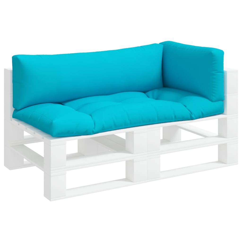 Cuscini per Pallet 3 pz Turchese in Tessuto Oxford