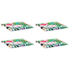 Cuscini per Sedia 4pz Multicolore 40x40x4 cm in Tessuto