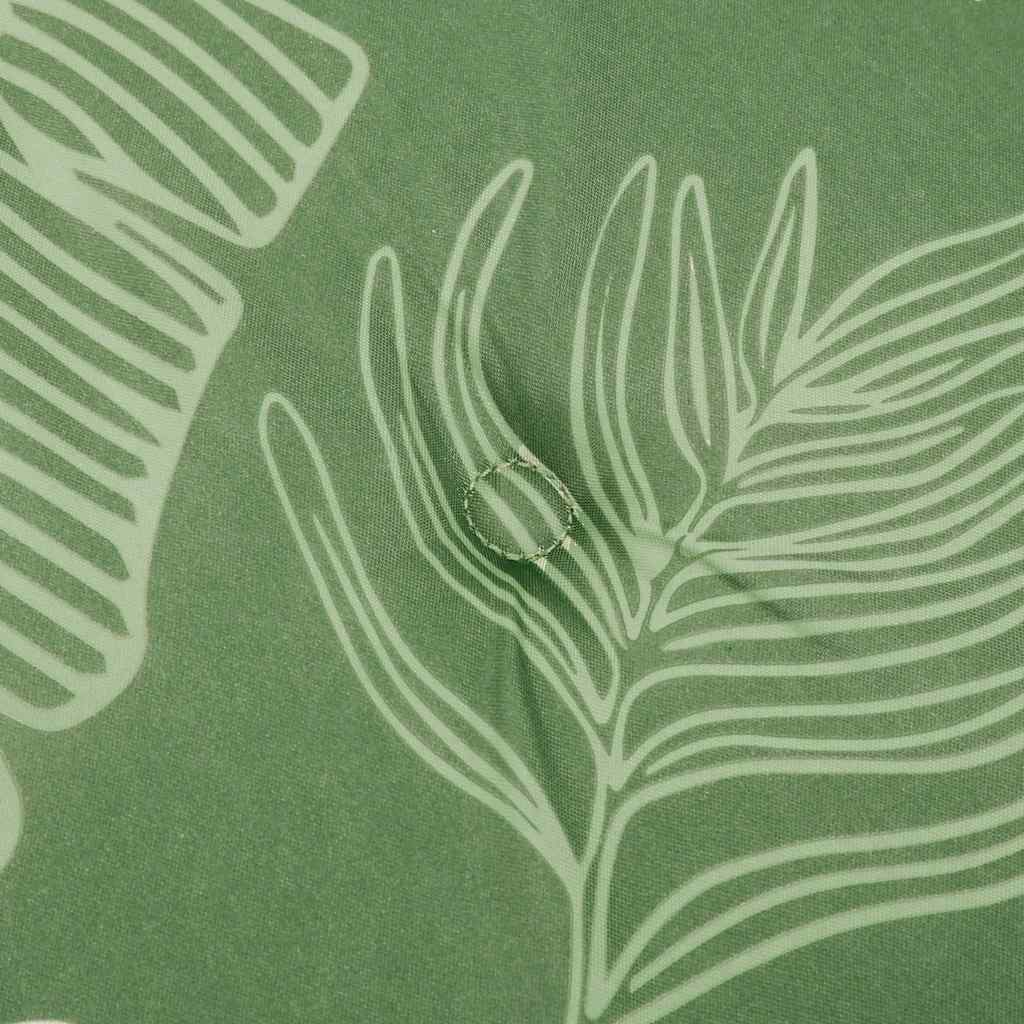 Cuscini per Sedia 2 pz Motivo a Foglie 40x40x4 cm Tessuto