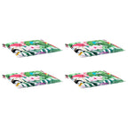 Cuscini per Sedia 4 pz Multicolore 50x50x4 cm in Tessuto