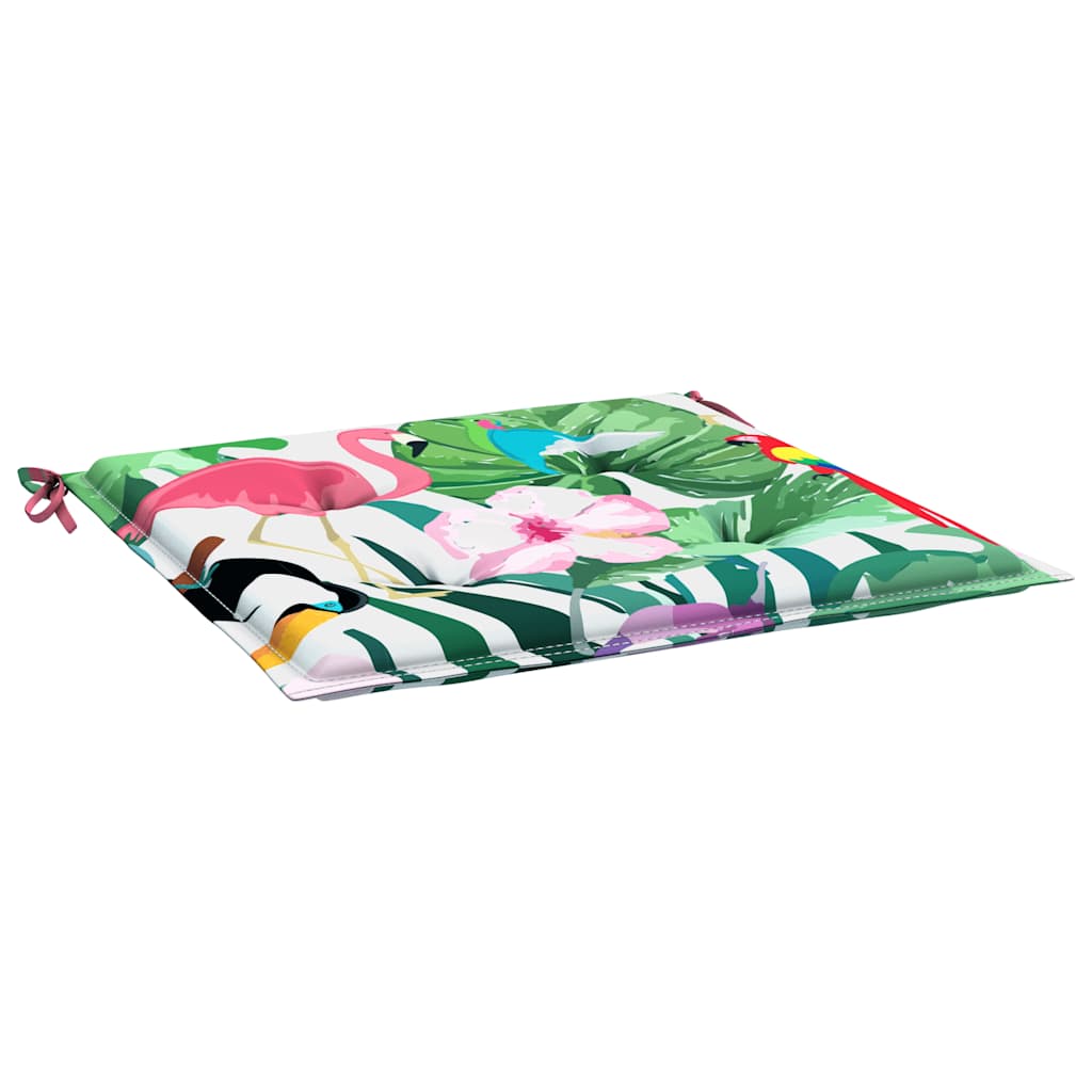 Cuscini per Sedia 4 pz Multicolore 50x50x4 cm in Tessuto