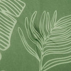 Cuscini per sedie 4 pcs Verde e Bianco 50 x 50 x 4 cm