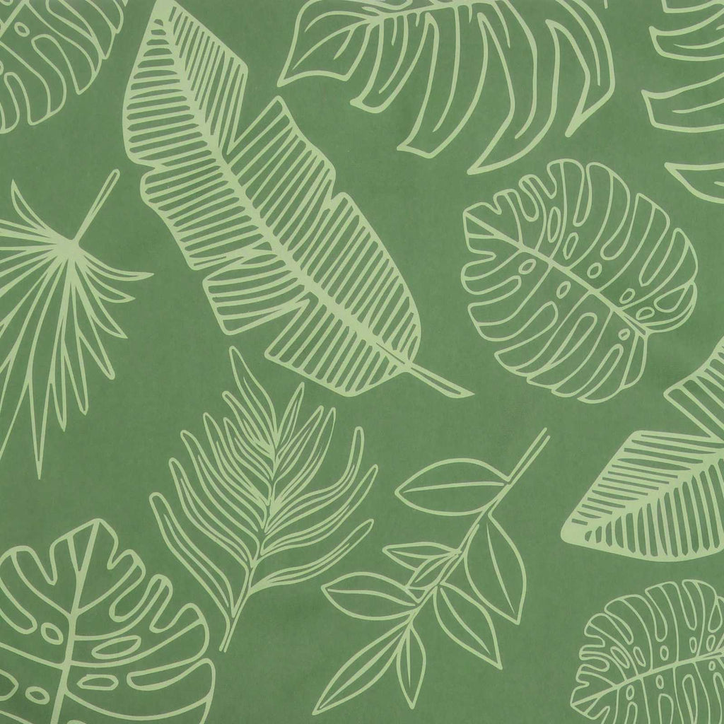 Cuscini per sedie 4 pcs Verde e Bianco 50 x 50 x 4 cm